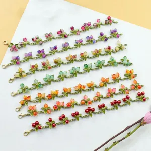 Vintage Plant Fruit Bracelets