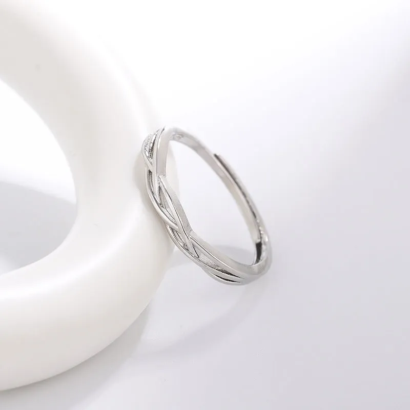 Wholesale Copper Simple Straight Line Ring JDC-RS-FanQ008