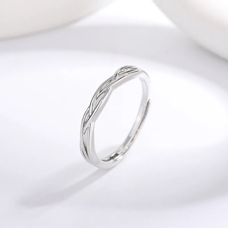 Wholesale Copper Simple Straight Line Ring JDC-RS-FanQ008