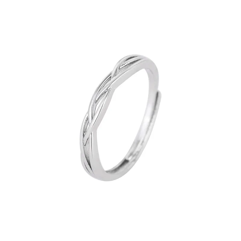 Wholesale Copper Simple Straight Line Ring JDC-RS-FanQ008