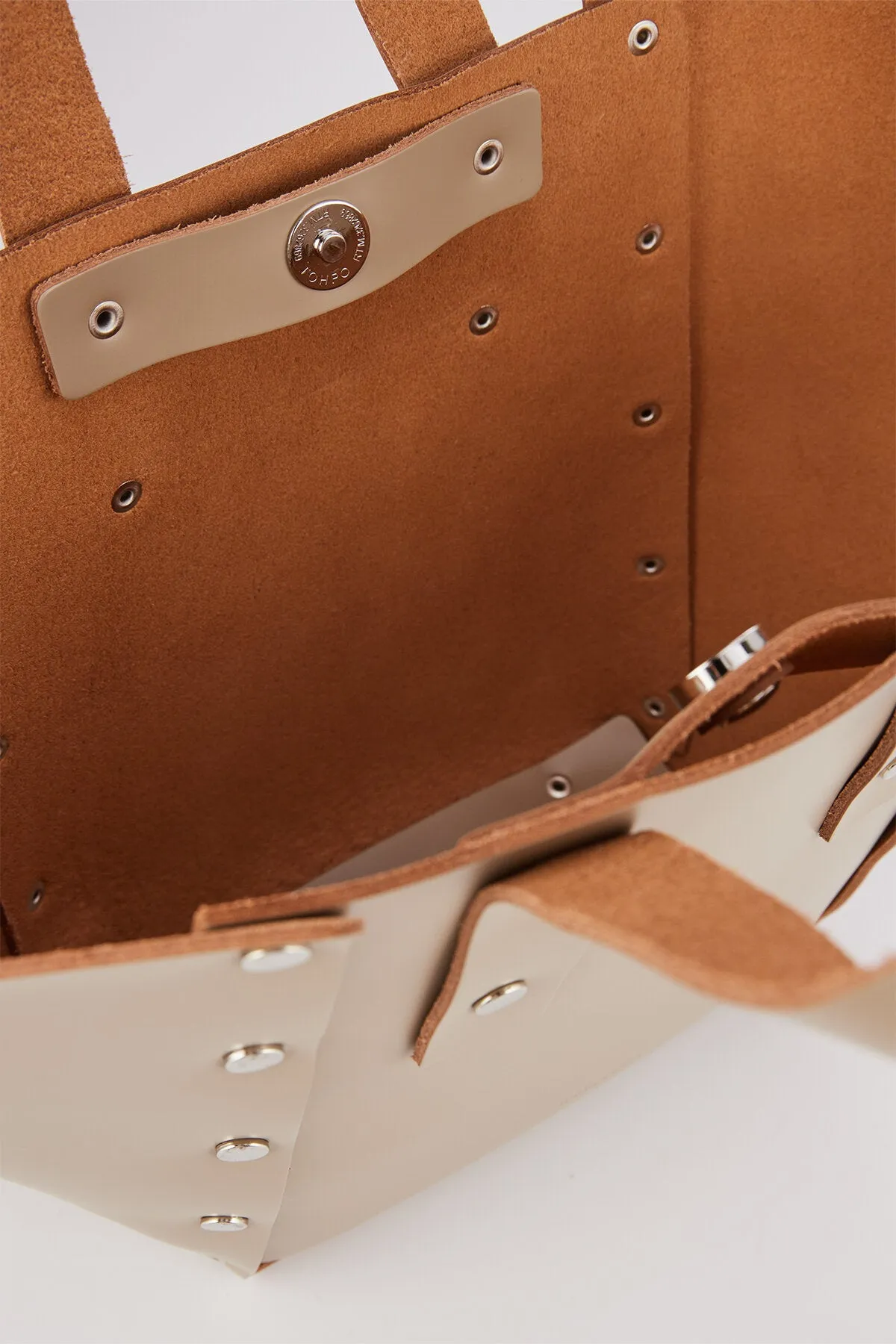 Wide S Leather Shoulder-bag