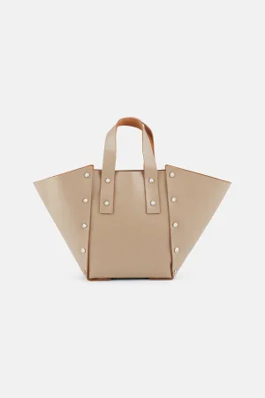 Wide S Leather Shoulder-bag