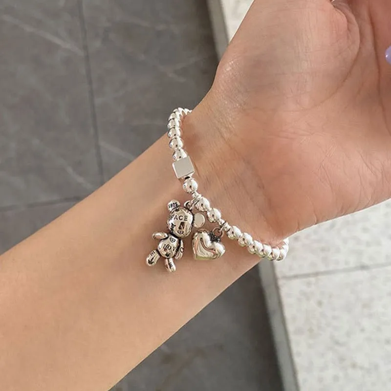 Women String 925 Stamp Bracelets