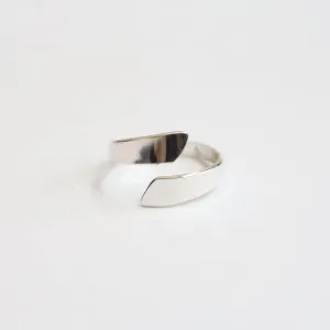 Wrapped Single Coil Ring - Sterling Silver